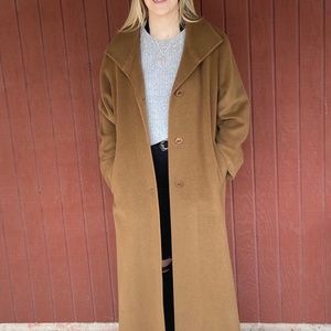 Full Length Wool & Cashmere Coat